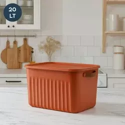 Aberto Design Kutija za odlaganje, 20l, Crvena