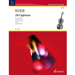 RODE:24 CAPRICEN FOR VIOLIN SOLO