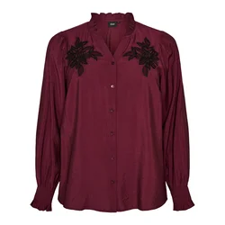 Zizzi Bluza MCLaru vinsko rdeča