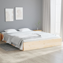 vidaXL Posteljni okvir iz trdnega lesa 120x190 cm 4FT