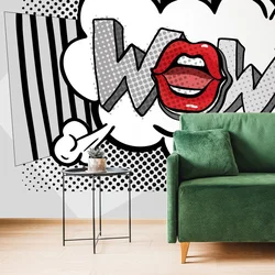Samolepilna tapeta stilski siv pop art – WOW! - 441x297