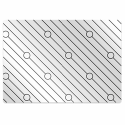 Decormat Podloga za stol Striped pattern 140x100 cm 2 cm