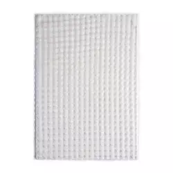 Slonokoščena pralna preproga 80x150 cm Bubble Emarald – Mila Home