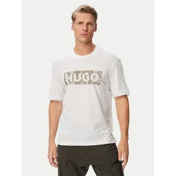 HUGO Majica Nerpient 50566041 Bela Regular Fit