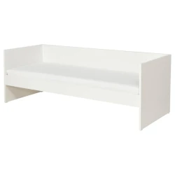 VIHALS Dnevni krevet s 1 dušekom, bela/Afjäll tvrdo,, 80x200 cm