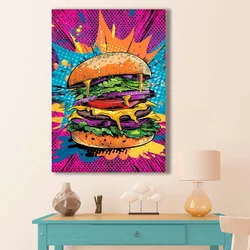 Wallity Dekorativna slika na platnu, 45x70cm, Šarena