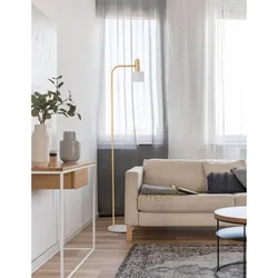 PAZ STAJAĆA LAMPA  E27 /IP20/ZLATNA & BIJELA