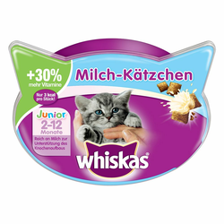 66g Whiskas prigrizki z mlečnim jedrom za mačke