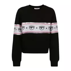 Chiara Ferragni Ženski duks 73CBIT11CFT07-899, Crni