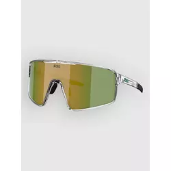 BLIZ Active Eyewear P001S Transparent White Sunglasses brown w green multi
