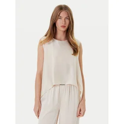 Eleh Bluza ESS250048 Écru Regular Fit