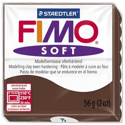Rayher.	 FIMO Soft 57g, 75 chocolate