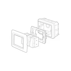 GEWISS GW16222VT poklopac okvir ONE 2M