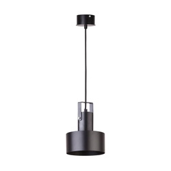 Luster na sajli RIF 1xE27/60W/230V crna