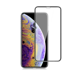 2xKaljeno zaščitno steklo 3D Full cover z prozornim ovitkom za mobilni telefon Apple iPhone Xs Max