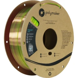 PolyLite Dual Silk PLA Aubergine Lime-Magenta