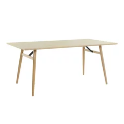 Miza Denton 982 Divji hrast, 77x100x200cm, MDF plošča, MDF plošča