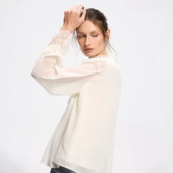 Reserved - Bluza sa ukrasnom čipkom