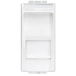 Omrežna vtičnica Living Light RJ45/1M/CAT5 BELA N4279C5E