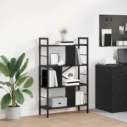 Polica Crni hrast 75 x 30 x 123,5 cm Konstruirano drvo