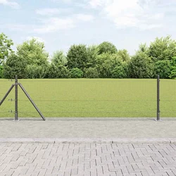 Zavareno žičano ogradno mreža s betonskom podlogom 10 x 0,5 m