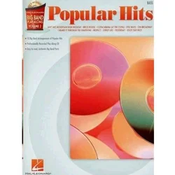 BIG BAND PLAY ALONG POPULAR HITS BASS +CD