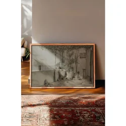 Dekorativna slika u okviru 50 x 70 cm