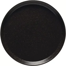 Costa Nova plitev krožnik Notos 23,8 cm, črn, dvignjen rob (6 kos)