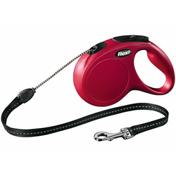 Flexi New Classic Cord Povodac za pse, M, Crveni