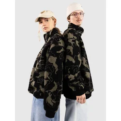 Urban Classics Oversized Pattern Teddy Troyer jopica s kapuco oliveswirl