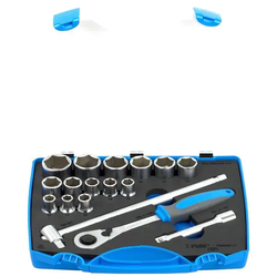 Set ključeva nasadnih prihvat 1/2 u plastičnoj kutiji 190BI6P17 Unior