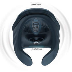 ToyJoy Urban Nova Pulsating Squeezable Stroker Blue
