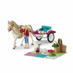 Schleich: Horse Club - Kočija za konjeniško predstavo s piknikom igralni set (42467)