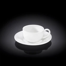 Skodelica in Podstavek, Porcelan, 100ml