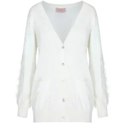 Ermanno Firenze Ženski kardigan D38ETMG12DRY-MF249, Beli