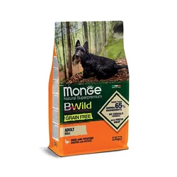 MONGE Suva hrana za odrasle pse malih rasa, pačetina i krompir bez žitarica 2.5kg
