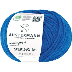 Austermann Merino 85 97614-35 Royal Blue Pletilna preja