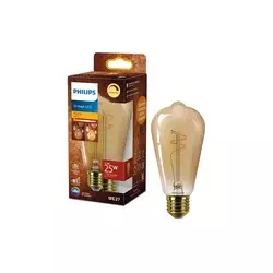 LED prigušiva sijalica VINTAGE Philips ST64 E27/3,1W/230V 1800K