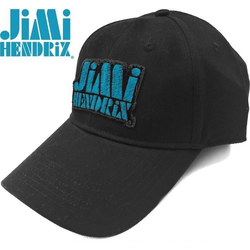 Jimi Hendrix Unisex Baseball Cap Blue Stencil Logo