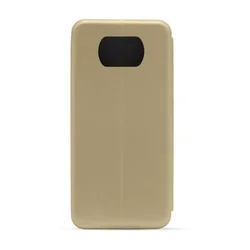 Maska za telefon ROYAL FLIP COVER za Xiaomi Poco X3, Zlatna