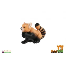 Panda rdeča zooted plastika 5cm
