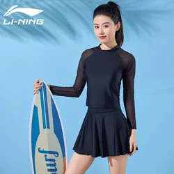 Li-Ning Ženski dvodelni kupaći kostim 484, Crni