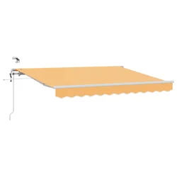 Povlačivi tende Pijesak 400 × 350 cm Poliester