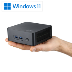 CSL Computer Mini-PC CSL Narrow Box Black/8 GB/1000 GB M.2 SSD/Win 11 Home, (21944364)