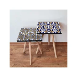 Hanah Home Sklapajući Stočić 2 Komada 2SHP407 - Navy Plavo