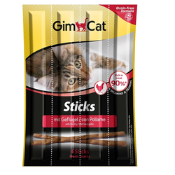 GimCat Sticks s peradom 4 kom