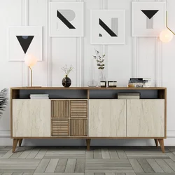 Hanah Home Konzolni sto Milan, 180x78x35 cm, Orah