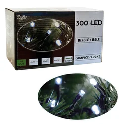 Novogodišnje lampice 300 Led bele
