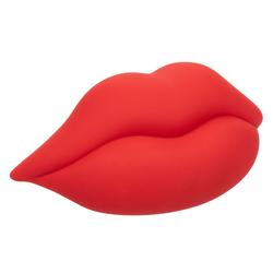 California Exotics Naughty Bits Muah Mini Vibrator Red