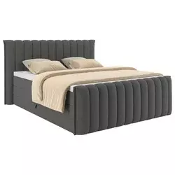 Boxspring Krevet Lina 200/220 cm , antracit
